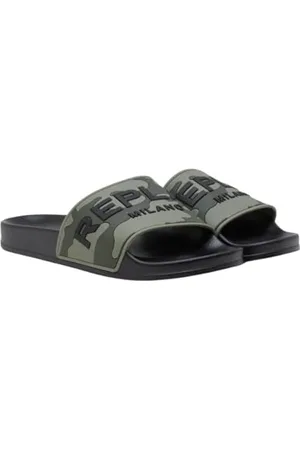 Replay Up Rub Camo, Pantofole Uomo, , 40 EU