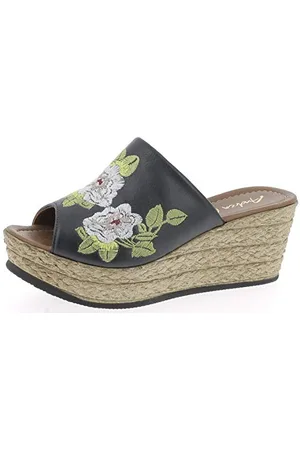 Andrea Conti 1745719, Zoccoli Donna, Nero (Black 002), 37 EU