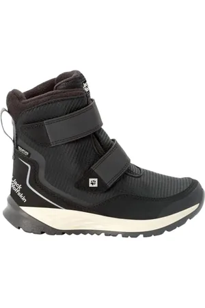 Jack Wolfskin Polar Bear Texapore High VC K, Stivali da Neve, Nero/Grigio, 31 EU