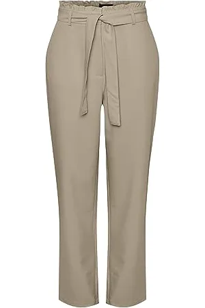 Pieces® PCBOSS HW Paperbag Straight Pants Noos Pantaloni, , M da Donna