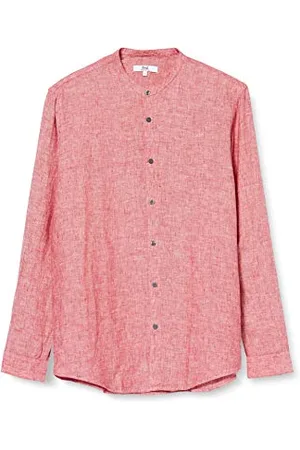 FIND Long Sleeve Linen Shirt Camicie Uomo, , XL