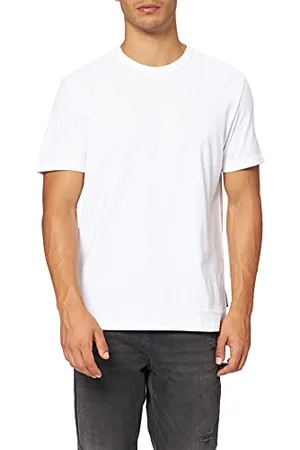 Marc O’ Polo Marc OߴPolo Uomo T-Shirt in Cotone bio con Scollo Rotondo, (White), M
