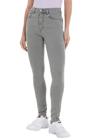 Tommy Hilfiger Sylvia HGH SSKN BH4274 DW0DW17594 Pantaloni di Jeans, ( Black), 24W / 30L Donna