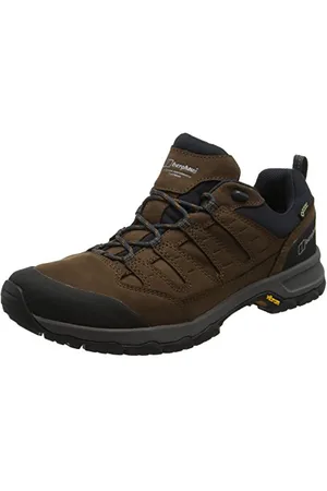 Berghaus Fellmaster Active Tech, Scarpe da Arrampicata Basse Uomo, Marrone (Brown/Burnt Orange X11), 40.5 EU