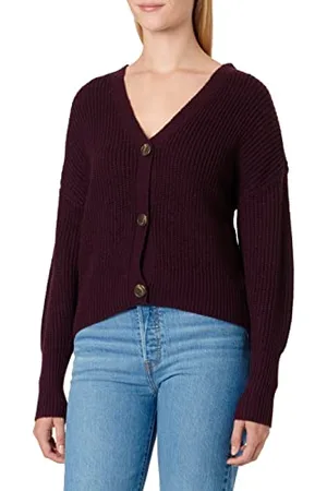 VERO MODA Vmlea Ls V-neck Cuff Cardigan Noos, Maglione Donna, , XS