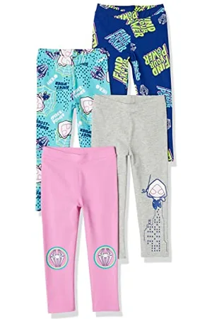 Amazon Disney | Marvel | Star Wars | Frozen | Princess Leggings Bambine e Ragazze, Pacco da 4, , 11-12 Anni