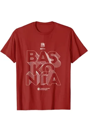 Euroleague Collezione Baskonia Blu-Rosso Maglietta