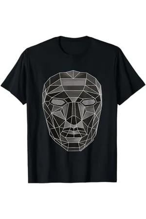 Squid Game Front Man Maschera Geometrica Art Maglietta