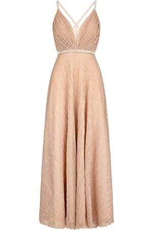 Apart Abito da Sera Vestito, Oro Scuro, 40 Donna