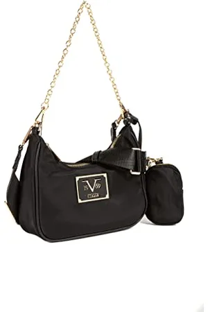 19V69 Italia Women Shoulder Bag REMY BLACK GOLD