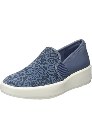 Clarks Layton Petal, Scarpe da Ginnastica Donna, Blu/Grigio, 40 EU