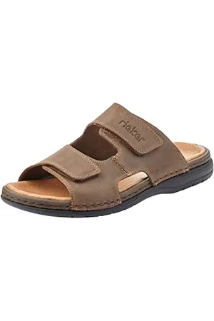 Rieker 25592, Ciabatte Uomo, Braun (Tabak / 25), 46 EU