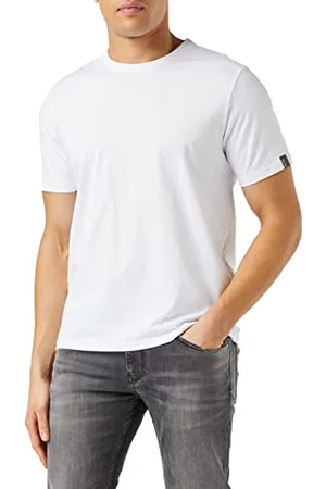 Schott NYC TS01MC, Maglietta Uomo, (Black/White), X-Large (Pacco da 2)