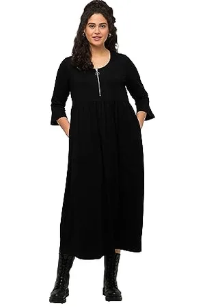 Ulla Popken Kleid mit Reißverschluss Vestiti, , 68/70 Donna