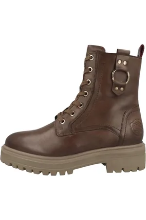 QS by s.Oliver Lace Boots Flat 5-25201-43-Stivale, Stivaletto Donna, , 38 EU