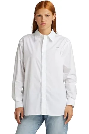 G-Star Donna Boyfriend Shirt, (white D24444-4481-110), XL