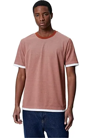 Koton Maglietta Basic a Maniche Corte con Scollo a V T-Shirt, (Km1), M Uomo