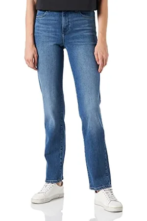 Wrangler Dritto Pantaloni, , 28W x 32L Donna