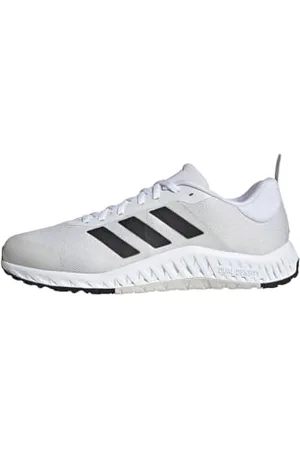 adidas Everyset Shoes, Scarpe da Ginnastica e da Allenamento Unisex-Adulto, Cloud White/Core Black/Grey One, 36 2/3 EU