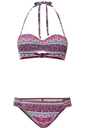 QS by s.Oliver RED LABEL Beachwear LM Dream Set di Bikini, , 36 (Pacco da 2) Donna