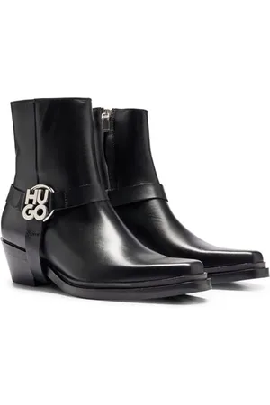 HUGO BOSS Kody_Bootie_LT, Stivaletto Donna, Black, 39 EU