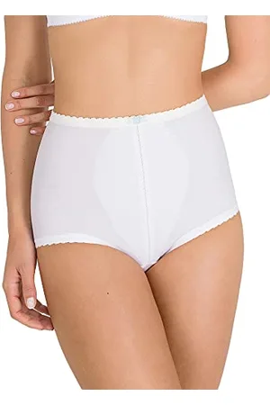 Playtex Guaina Intimo Modellante in Microfibra - Regina di Quadri Donna x1, (White), L