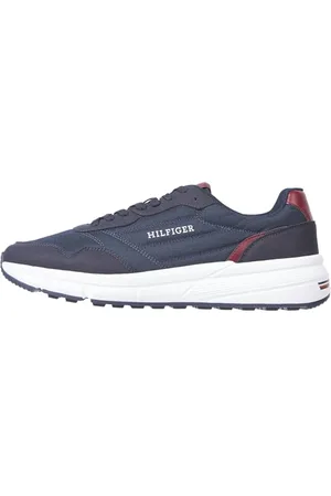 Tommy Hilfiger Uomo Sneakers Profilo Medio, Blu (Desert Sky), 40