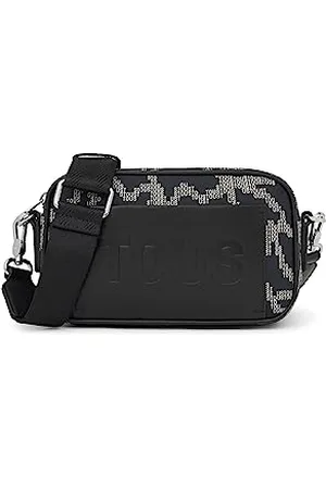 TOUS Bandolera Reporter Negra Kaos Pix Soft, Tracolla Nera Donna