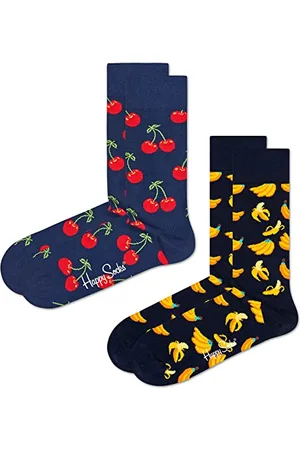 Happy Socks Classic Cherrys Half Socks 2 Pairs EU 36-40