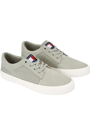 Tommy Hilfiger Sneakers Vulcanizzate Donna Lace Up Scarpe, Multicolore (Faded Willow), 37 EU