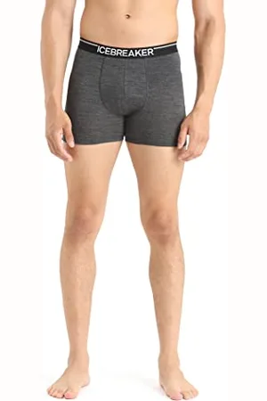 Icebreaker Anatomica Boxer Uomo - Intimo in Lana Merino per Escursioni, Sport Invernali, Corsa, Fitness - , S
