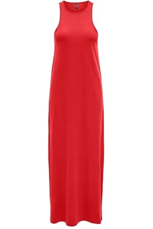 ONLY Onlmay Life S/L Long Dress Box Jrs Maxi Abito, , XS Donna
