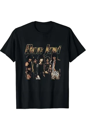 Bon Jovi Prodotto ufficiale Flames Maglietta