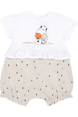 chicco Tutina Neonata, Pagliaccetto Neonata con Comoda Apertura con Bottoncini, in Morbido Cotone, Lavabile in Lavatrice, Abbigliamento Neonata 0-24 Mesi, Designed in Italy