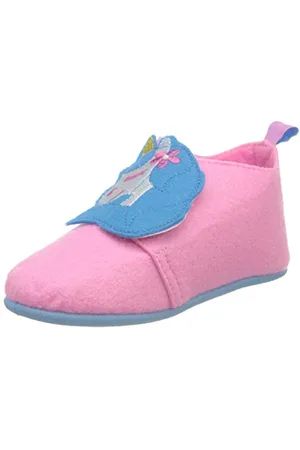 Playshoes Pantofole In Feltro, Pantofole In Feltro Unisex - Bambini e ragazzi, , 22 EU