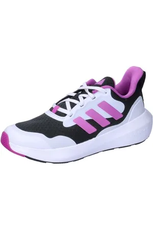 adidas Fortarun 3.0 Shoes Junior, Scarpe da Corsa Unisex-Adulto, Core Black/Purple Burst/Cloud White, 40 EU