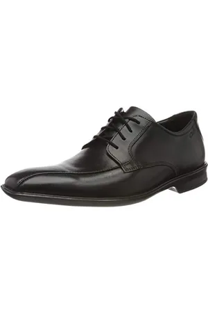 Clarks Bensley Run, Scarpe Stringate Derby Uomo, Nero (Black Leather Black Leather), 43 EU