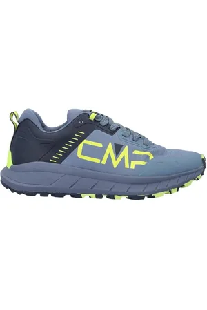 CMP Hamber Lifestyle Shoes, Sneaker Uomo, Dusty Blue-Yellow Fluo, 45 EU