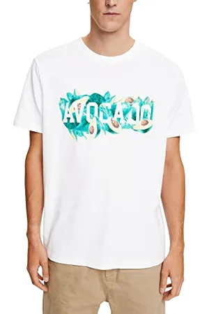 ESPRIT 082ee2k309 T-Shirt, 103/White 4, XL Uomo