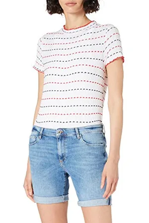Cross Jeans Genna Pantalocini Denim, , Slim Donna