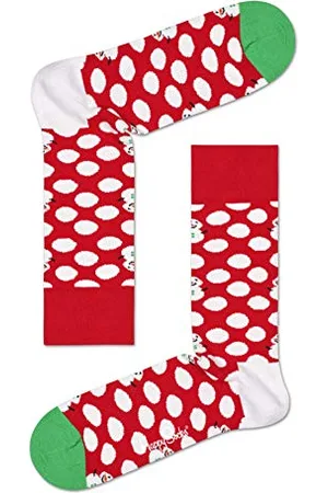 Happy Socks Big Dot Snowman Sock, Calzini Uomo, (Multicolour 430), 41-44