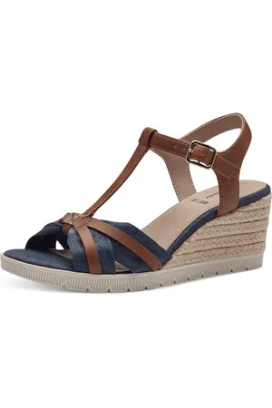 QS by s.Oliver 5-28714-42, Sandali con Zeppa Donna, , 40 EU