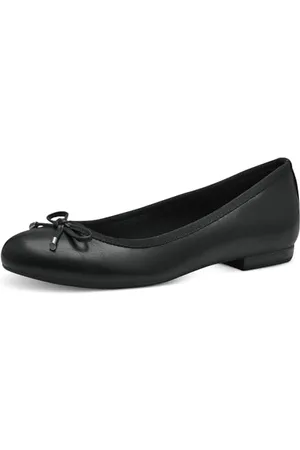 Marco Tozzi Ballerine Donna con Fiocco Vegane, (Schwarz), 40 EU