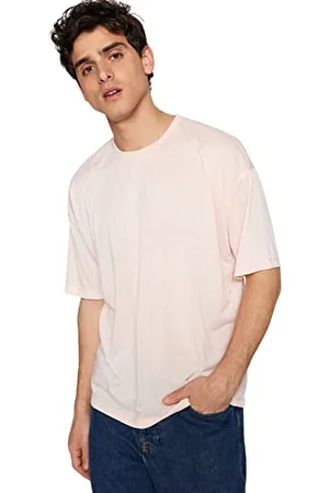 Trendyol Man Oversize Standard Crew Neck Knit T-Shirt Camicia, , S Uomo