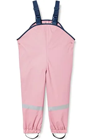 Playshoes Pantaloni fango, salopette antipioggia, fodera in pile, Pantaloni antipioggia antivento e impermeabili Unisex - Bambini e ragazzi, , 104