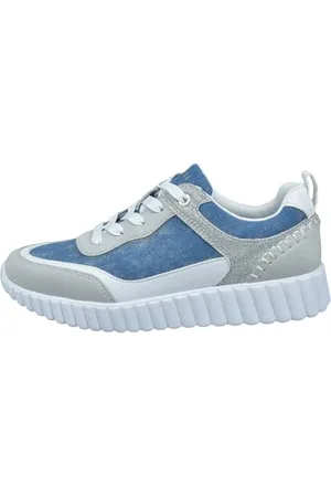 Bugatti 445-AI602, con Lacci Donna, Blu/Multicolore, 43 EU