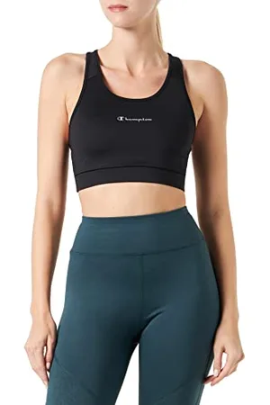 Champion Athletic C-Tech Quick Dry Metallic Small Logo Pack Medium Support Reggiseno sportivo, Donna, , S