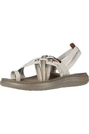 Teva Voya Strappy, Sandali a Punta Aperta Donna, Avorio (Antiguous Birch Abrc), 41 EU
