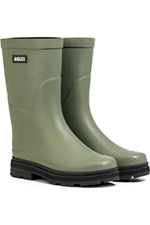 Aigle Mid Rain, Stivali in Gomma, Donna, Verde (Olivina), 41 EU