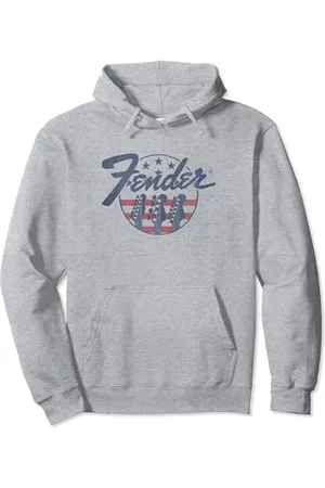 Fender Guitar Flag Felpa con Cappuccio